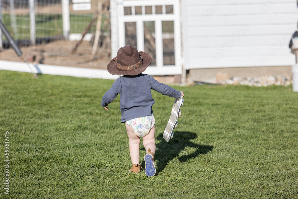 Fototapeta premium child playing 