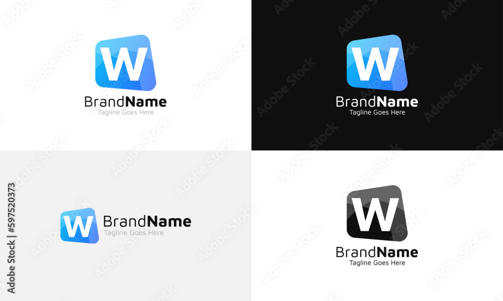 W Letter Logo Template W Letter Logo Template