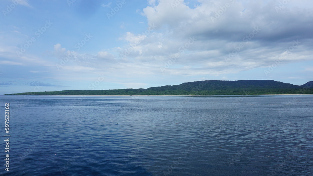 clouds over the lake