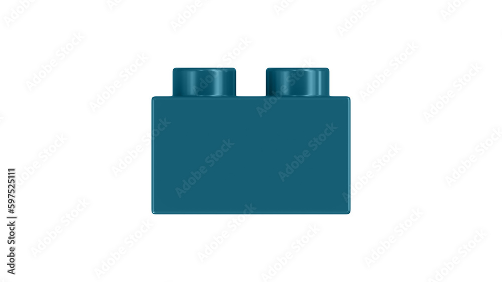 Ink Blue Bricks Block Isolated on a White Background. Close Up View of a Plastic Children Game Brick for Constructors, Side View. High Quality 3D Rendering with a Work Path. 8K Ultra HD, 7680x4320 Ink Blue Bricks Block Isolated on a White Background. Close Up View of a Plastic Children Game Brick for Constructors, Side View. High Quality 3D Rendering with a Work Path. 8K Ultra HD, 7680x4320