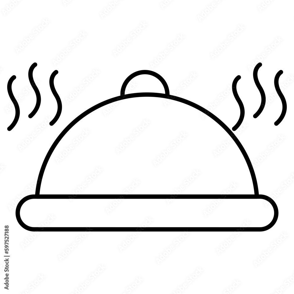 Trendy design icon of cloche