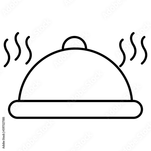 Trendy design icon of cloche