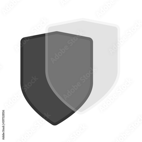Free Download Shield vector icon. Two-factor security vector icon. Protection and defense vector. - GFXLoad