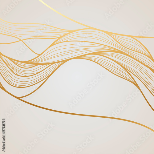 Golden Abstract Wallpaper