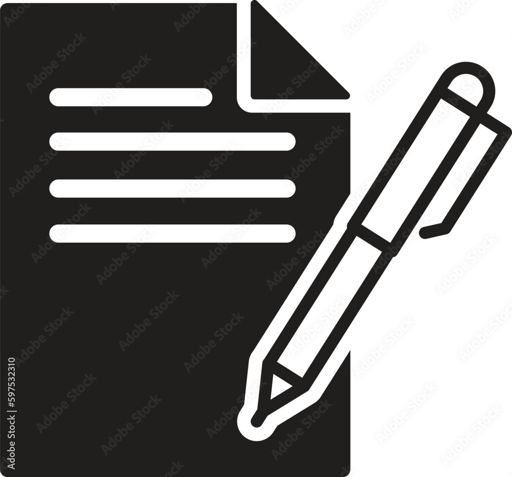 agreement icon contract vector agreement icon contract vector