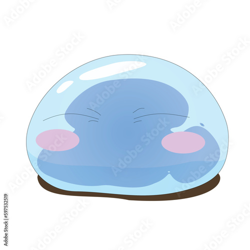 Rimuru anime art vector graphic slime toxic
