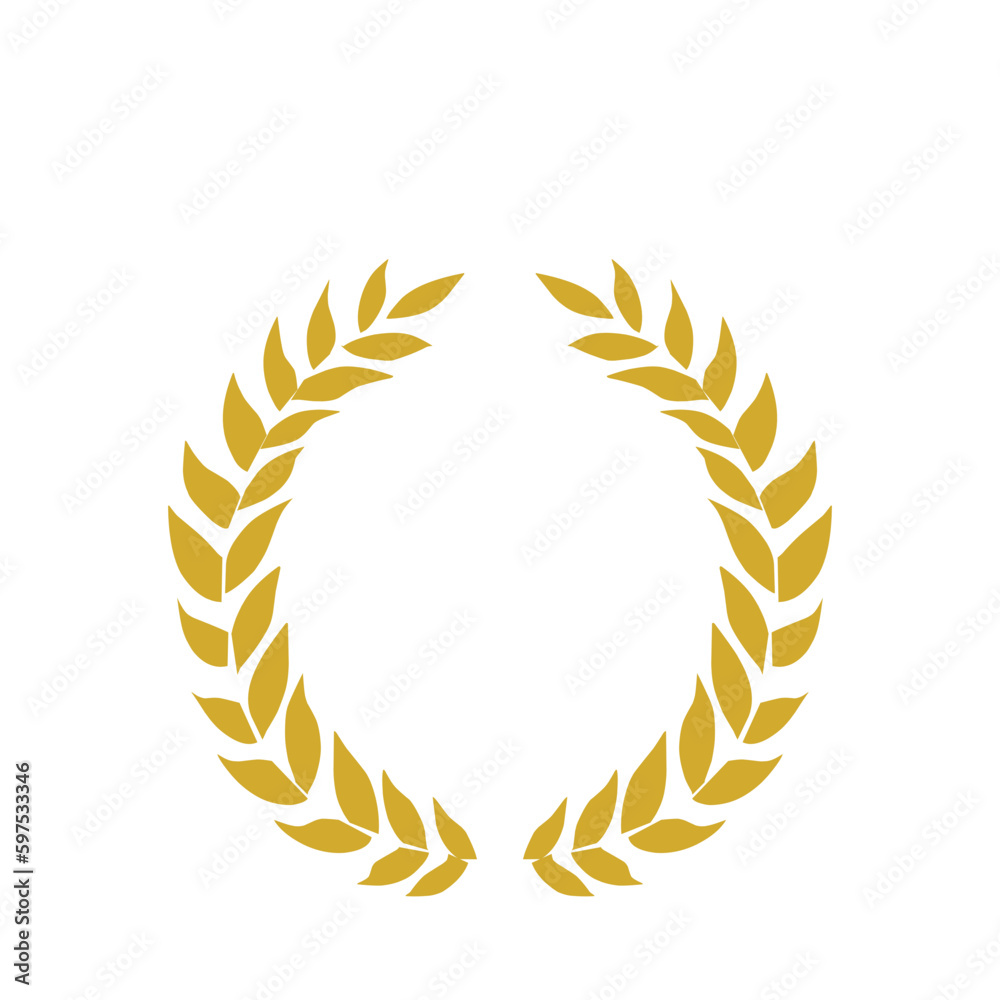 Gold Laurel Wreath