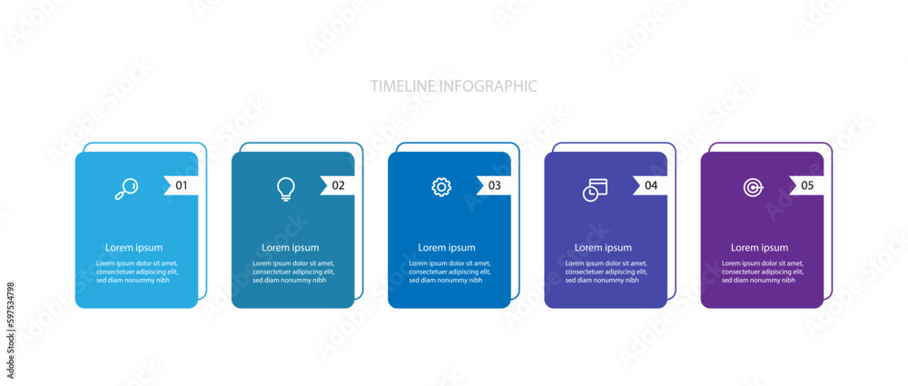 Infographic template vector