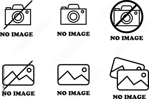 色々なnoimageのアイコンセット