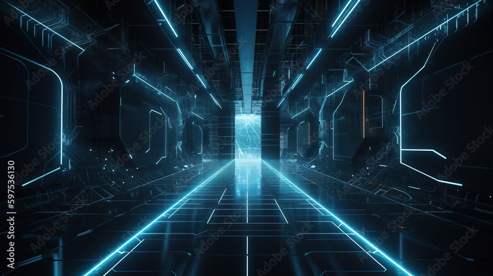 Futuristic background with a sleek, high-tech aesthetic Futuristic background with a sleek, high-tech aesthetic