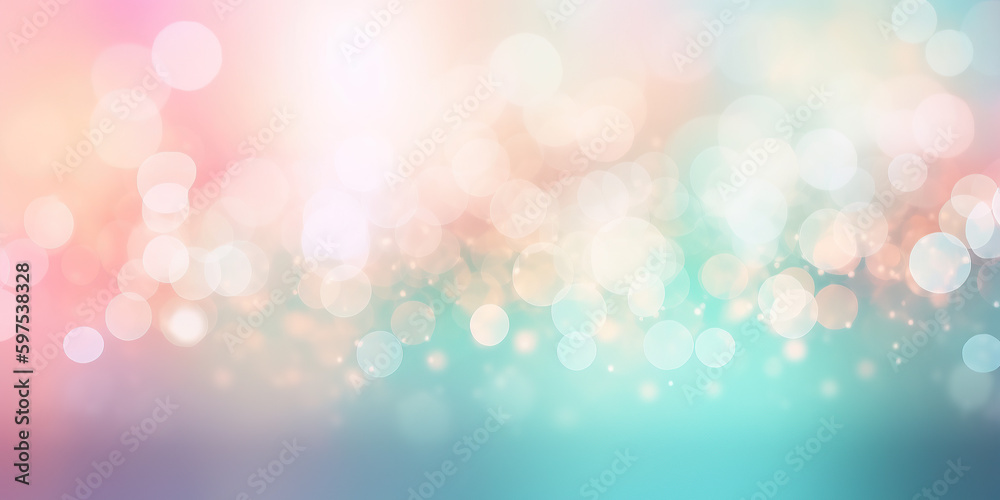 Pastel abstract bokeh background made with AI Pastel abstract bokeh background made with AI