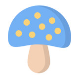 Mushroom Flat Icon