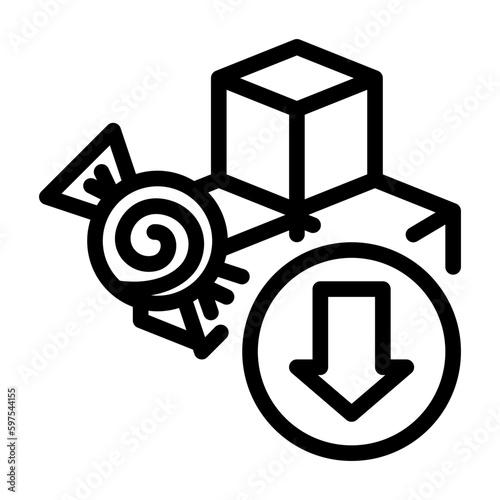 Sugar Reduce Icon