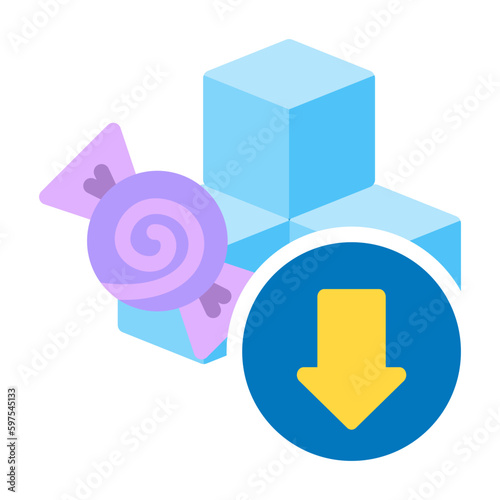 Sugar Reduce Icon
