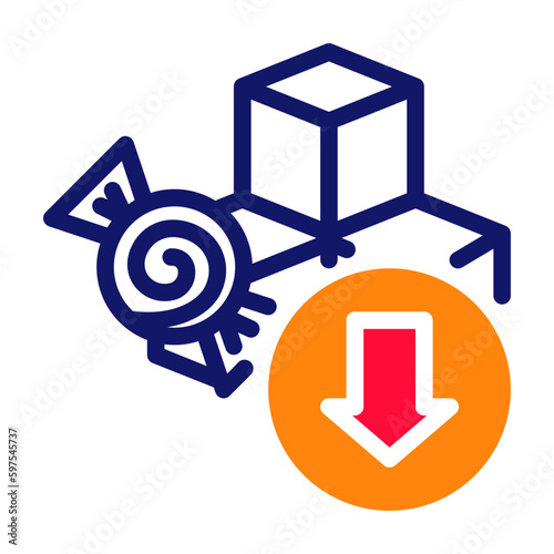Sugar Reduce Icon