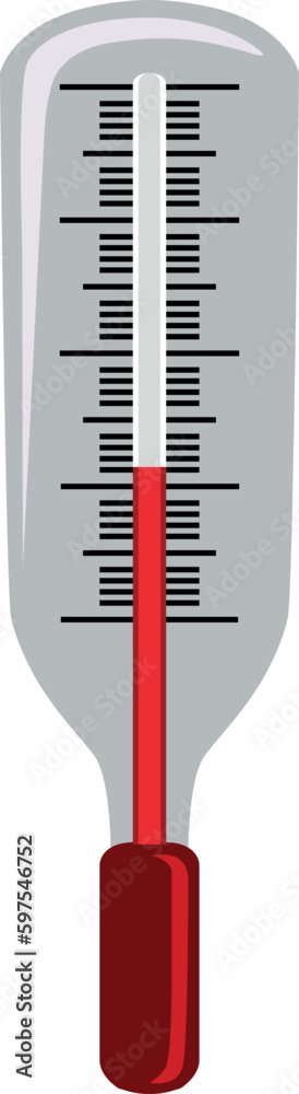Icon thermometer for the development of sites and programs. Vector graphics Icon thermometer for the development of sites and programs. Vector graphics