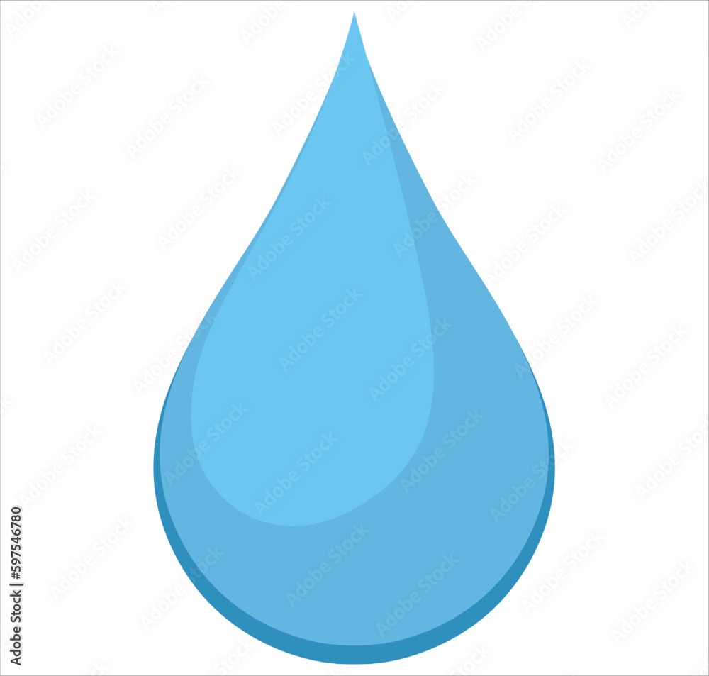 Water drop icon for developing websites and programs. Vector graphics Water drop icon for developing websites and programs. Vector graphics