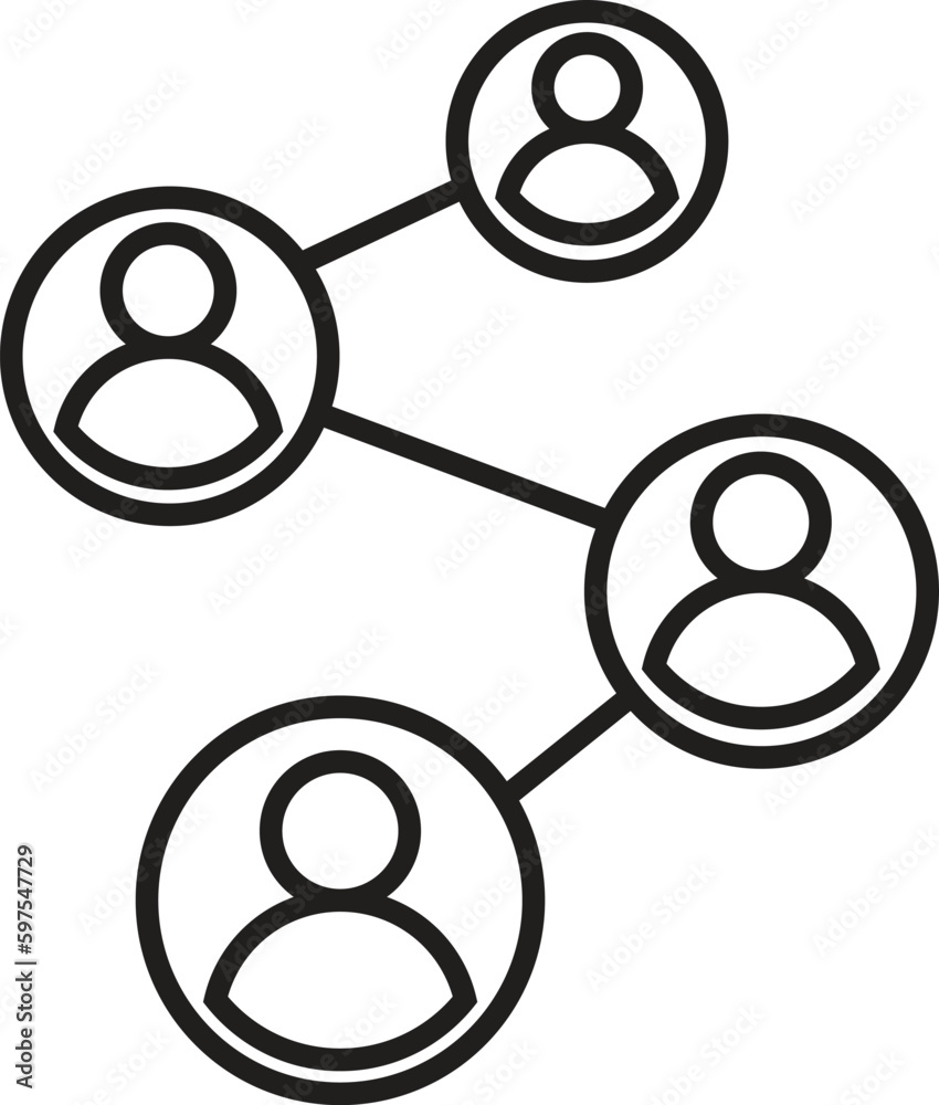 Business connection icon vector, friends icon vector Business connection icon vector, friends icon vector