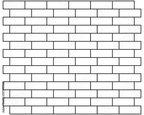 Brick vector design. Brick wall design.