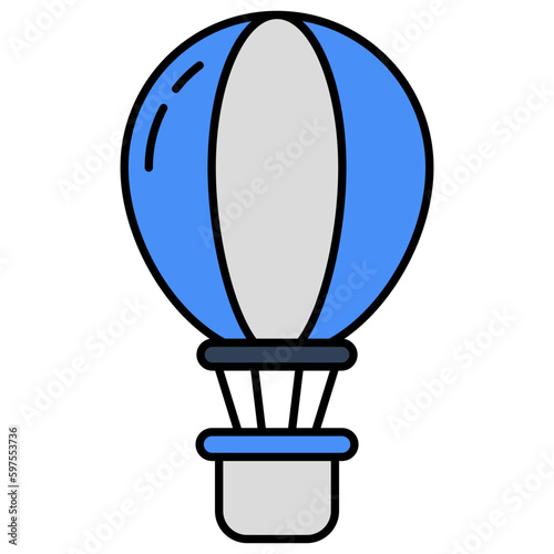 Premium download icon of hot air balloon 