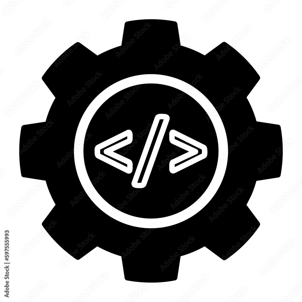 Code Setting Glyph Icon
