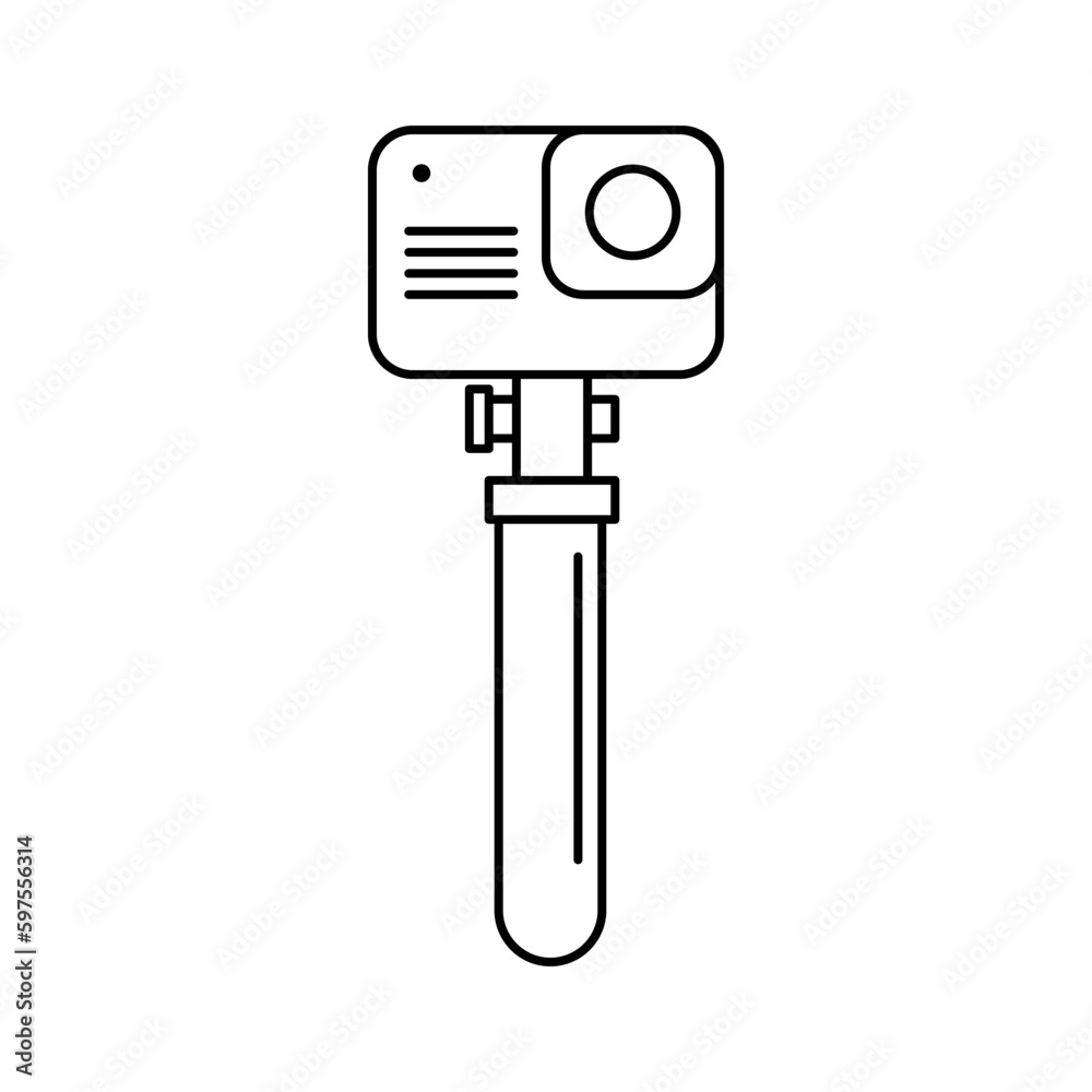 Action Camera Outline Icon for the logo and others Action Camera Outline Icon for the logo and others