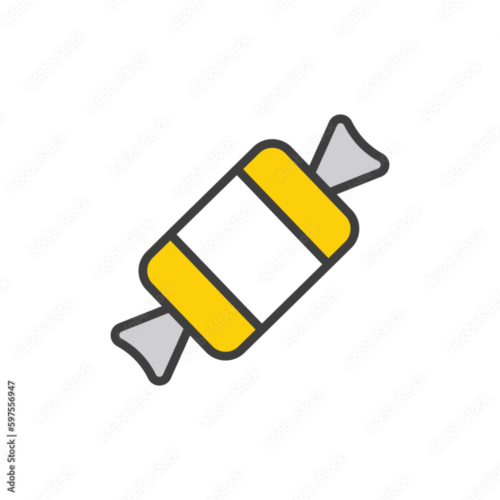 Candy icon design with white background stock illustration Candy icon design with white background stock illustration