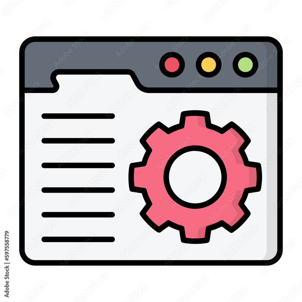 API Line Color Icon API Line Color Icon
