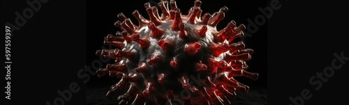 Coronavirus Outbreak Illustration - Health and Medical - Generative AI
