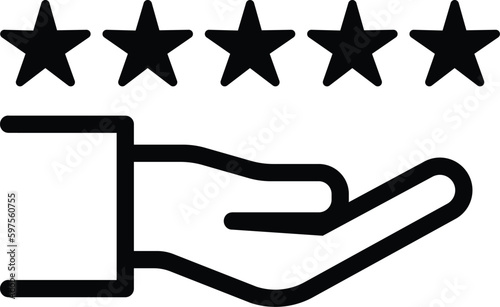 communication reputation icon vector
