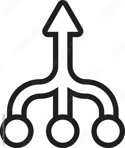 consolidation icon vector