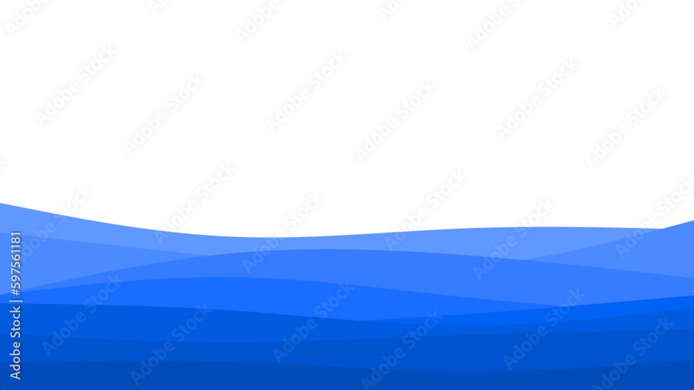 Blue river ocean wave layer vector background
Blue river ocean wave layer vector background