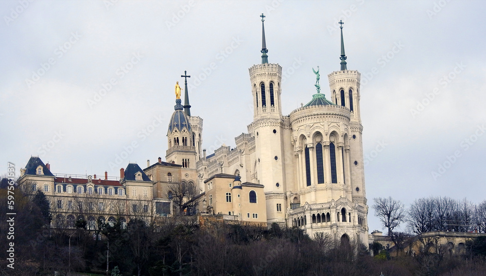 Basilica of Our Lady of Fourviere, Lyon, France