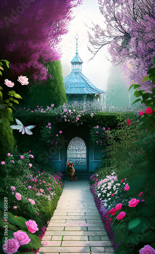 Enchanted Gardens: Exploring Castles and Cottages like a Fairytale Journey