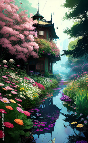 Enchanted Gardens: Exploring Castles and Cottages like a Fairytale Journey