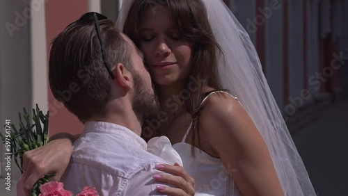 The newlyweds' Italian moped ride through the city was a true sight to behold