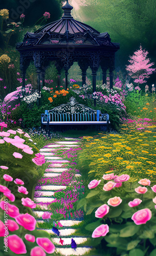 Enchanted Gardens: Exploring Castles and Cottages like a Fairytale Journey