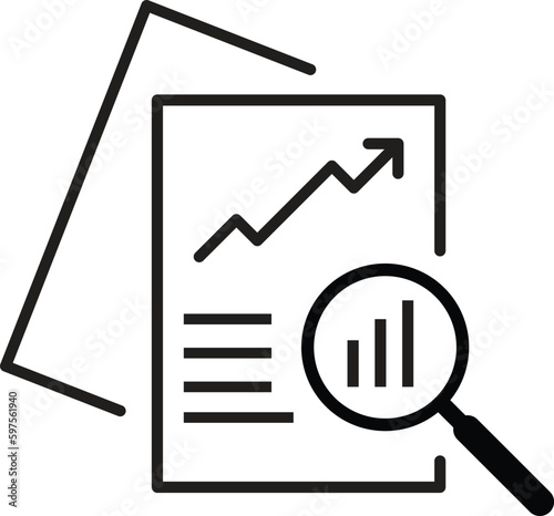 document auditing icon vector