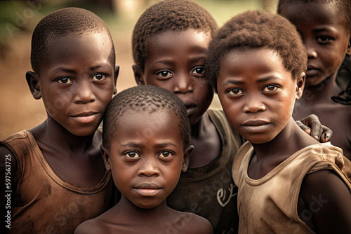 Fototapeta African children