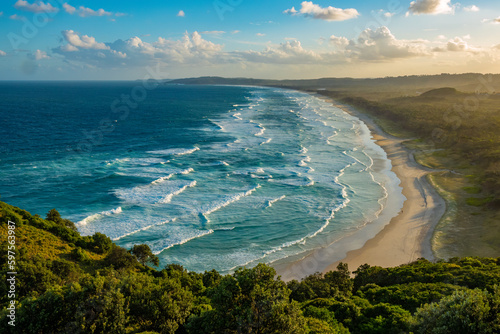 Konstfotografi Arakwal National Park, Cape Byron, the most easterly point of mainland Australia, Byron Bay, New South Wales, Australia
