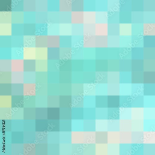 Blue geometric design element. Vector illustration in polygonal style. Pixel. eps 10