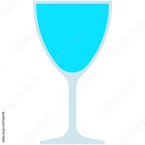 Nick and Nora glass icon, cocktail glass name related vector