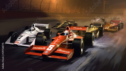 Racing Game Art Wallpaper Background © Damian Sobczyk