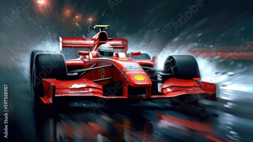 Racing Game Art Wallpaper Background