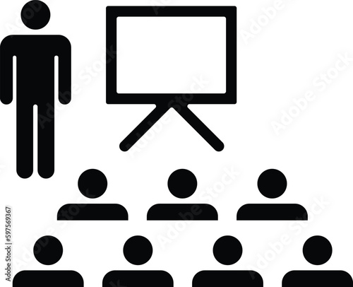 training icon vector