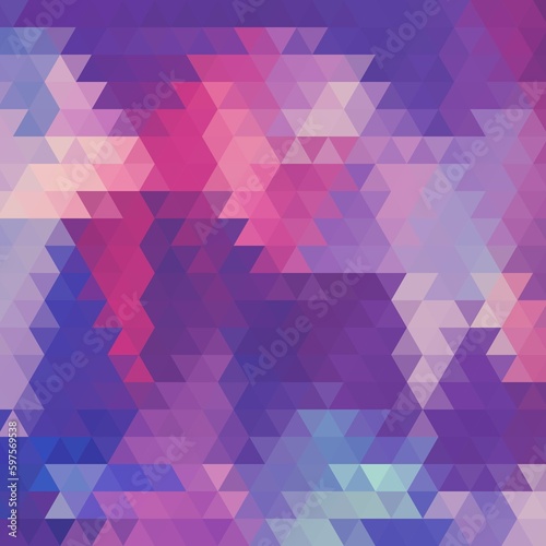 vector purple triangles background. layout for presentation