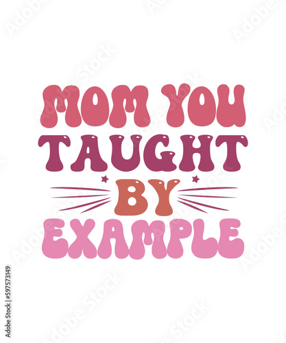 Retro Mother's Day SVG Bundle, Mom Shirt svg, Mother's Day Gift, Mom Life, Gift for Mom, Retro Mama Svg, Cut Files for Cricut,Silhouette