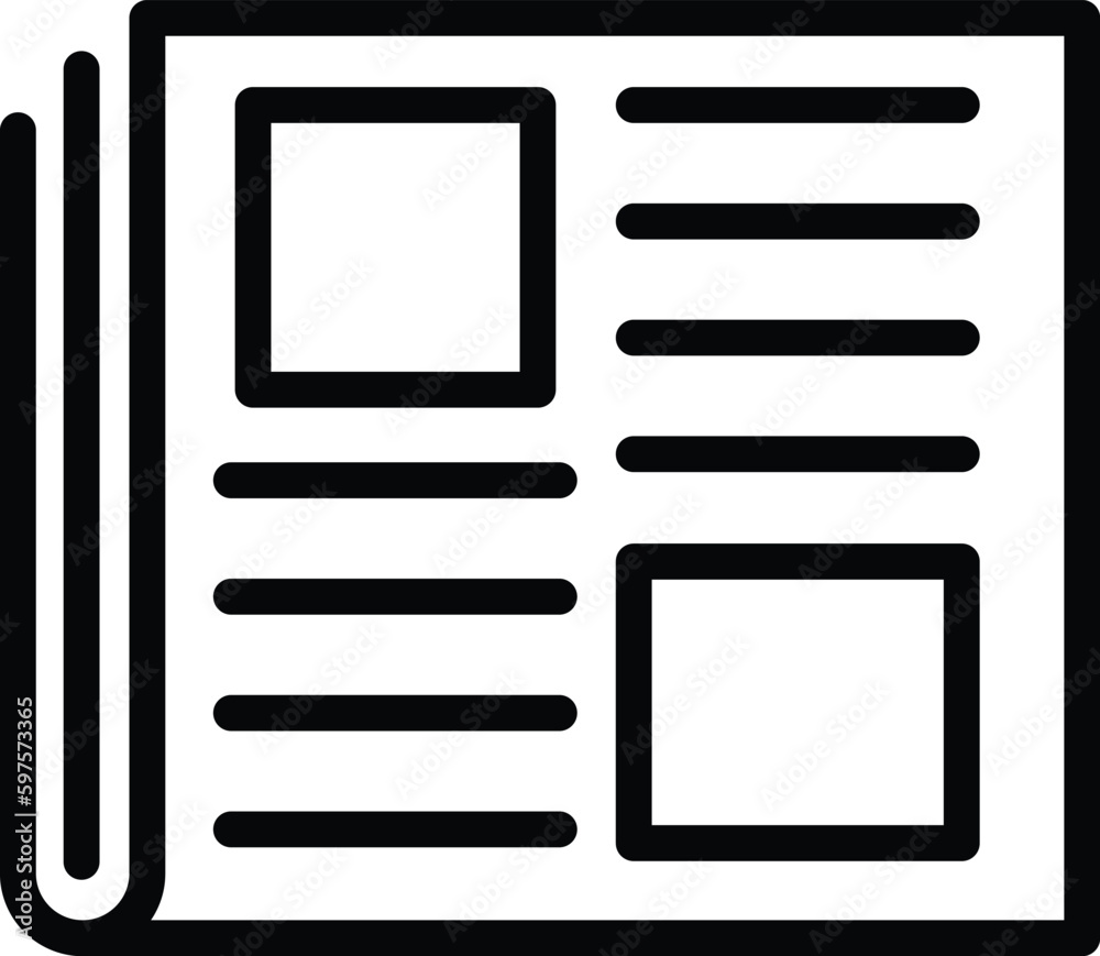 newspaper icon vector newspaper icon vector