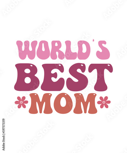 Retro Mother's Day SVG Bundle, Mom Shirt svg, Mother's Day Gift, Mom Life, Gift for Mom, Retro Mama Svg, Cut Files for Cricut,Silhouette