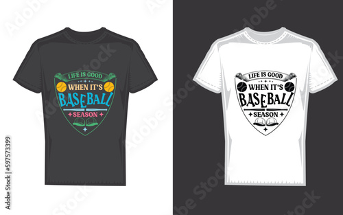 Baseball t-shirt Design 